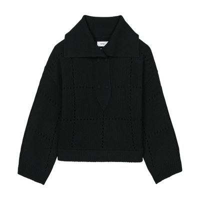  Natasha woollen trucker collar sweater