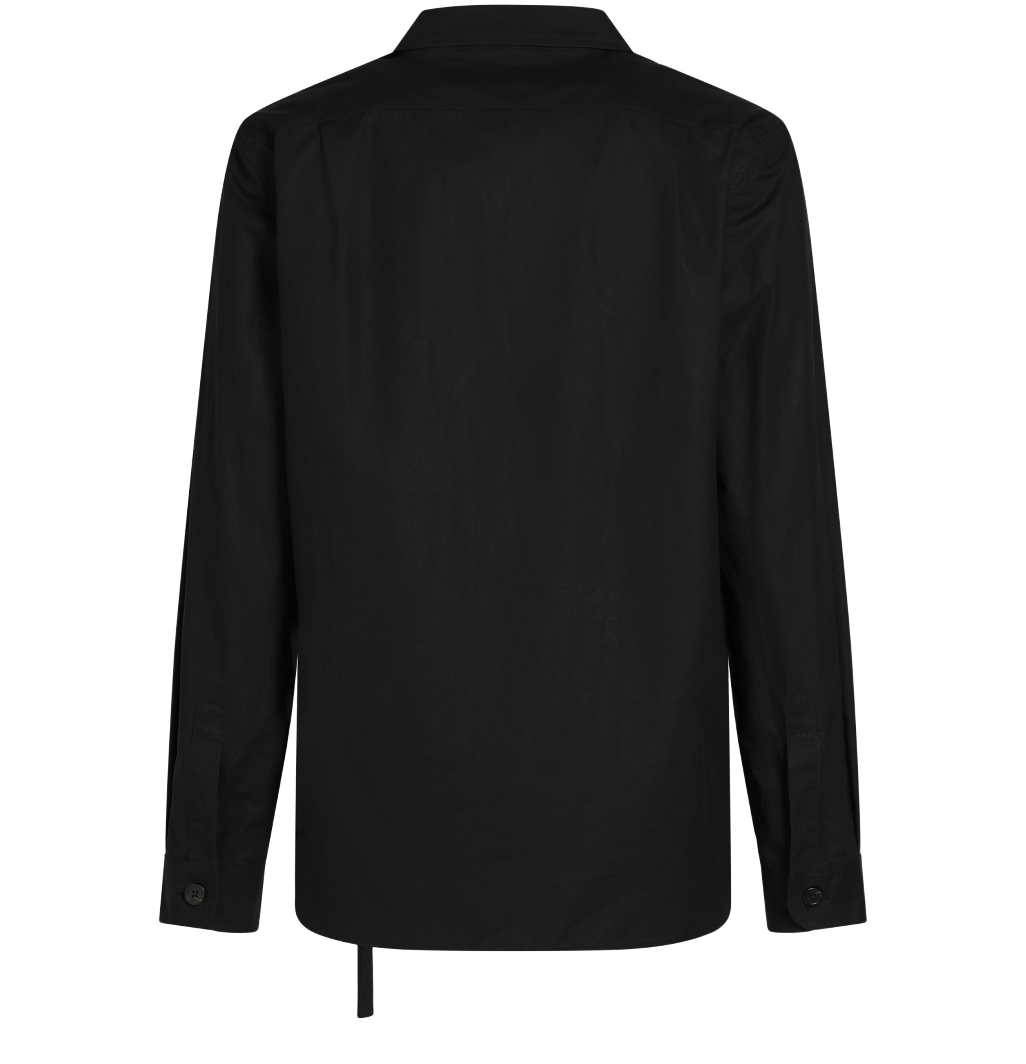 Ann Demeulemeester Remco deconstructed shirt jacket oiled compact