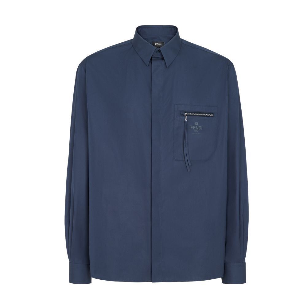 FENDI Straight shirt with zip fastening