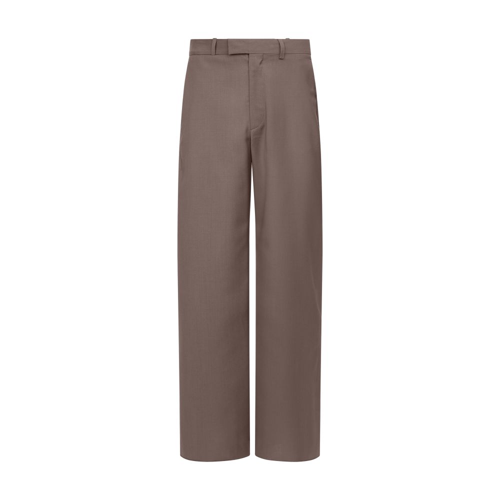 MM6 Maison Margiela Fitted wool broadcloth pants