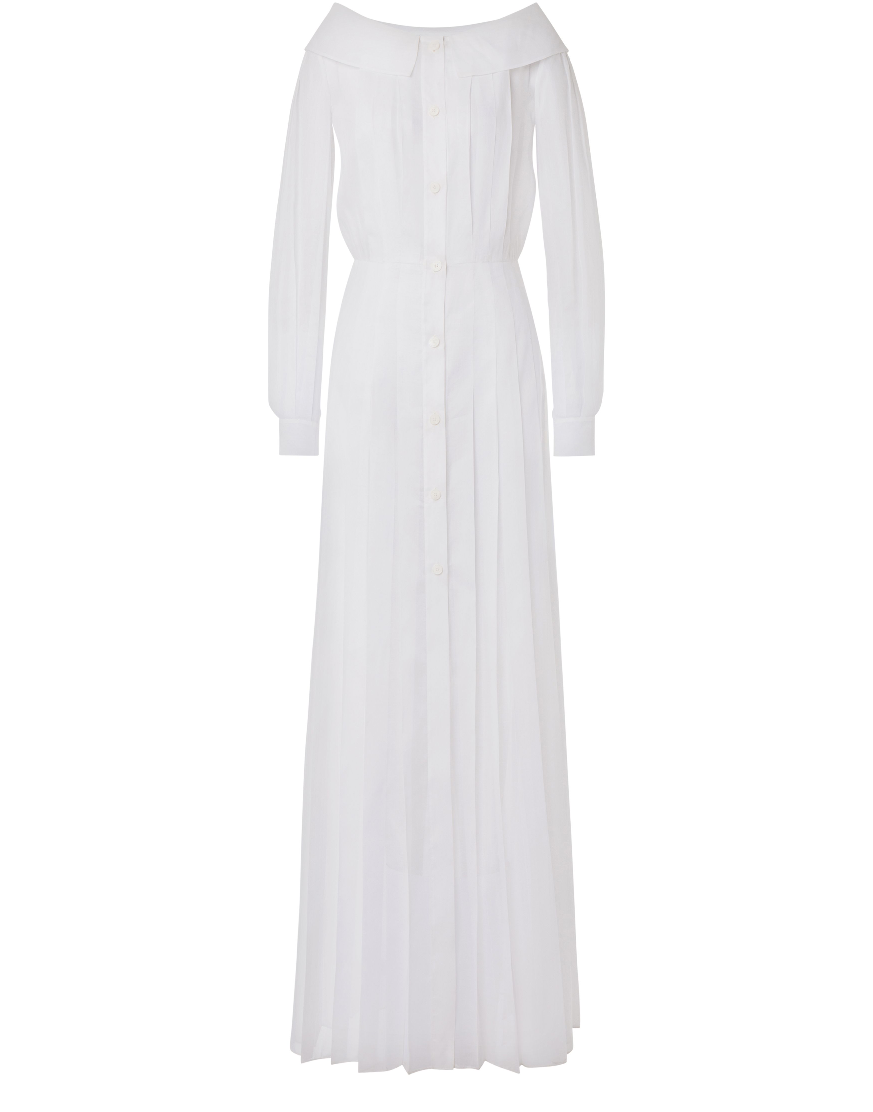 Alberta Ferretti Long dress in cotton organza