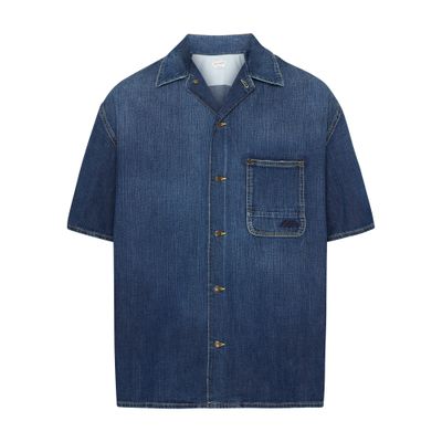 Alexander McQueen Hawaiian Denim Shirt