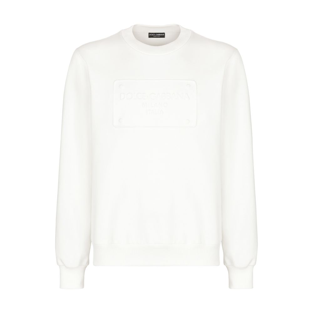 Dolce & Gabbana Technical jersey sweatshirt with embossed DG logo