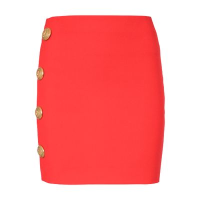 Balmain Short Asymmetrical Skirt