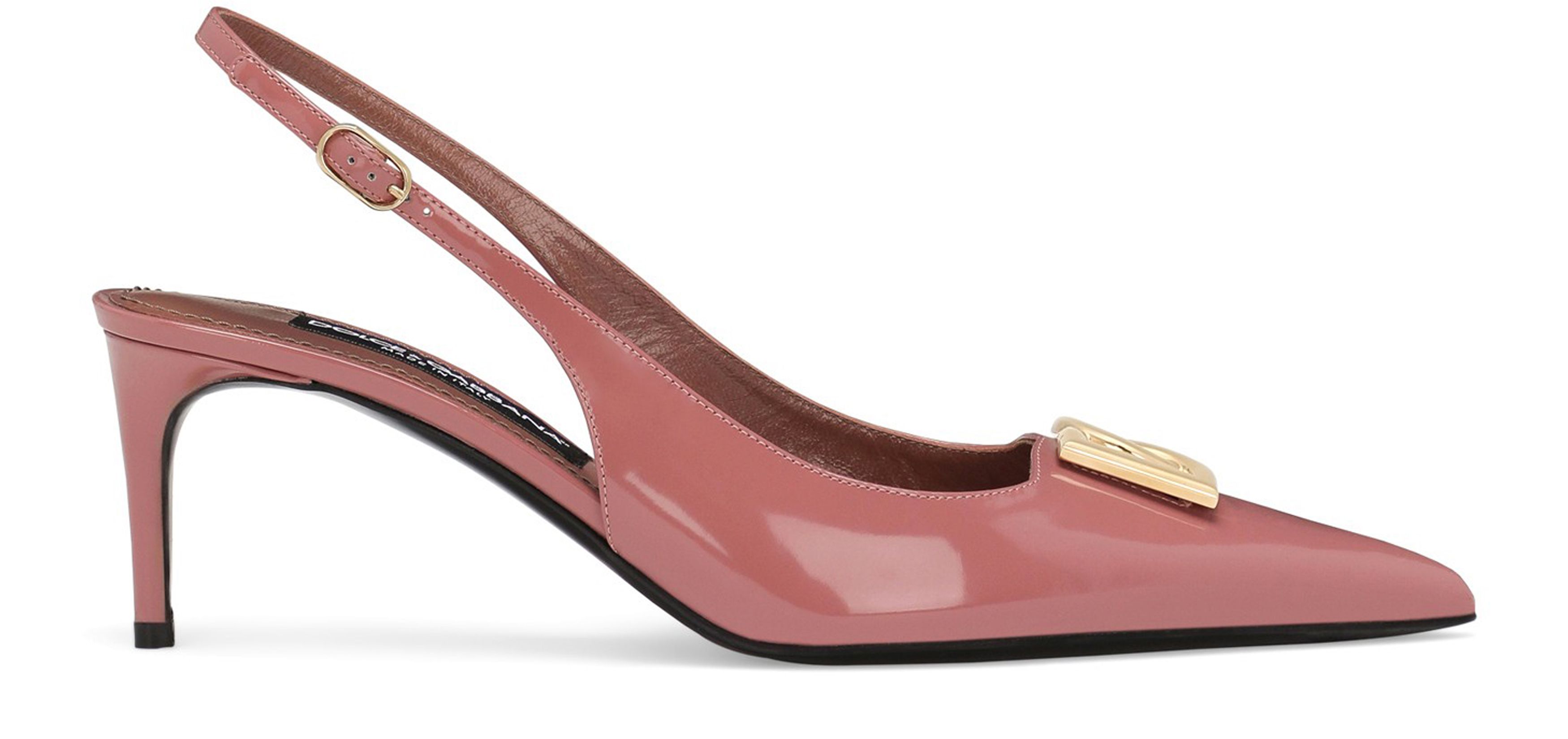 Dolce & Gabbana Polished calfskin slingbacks