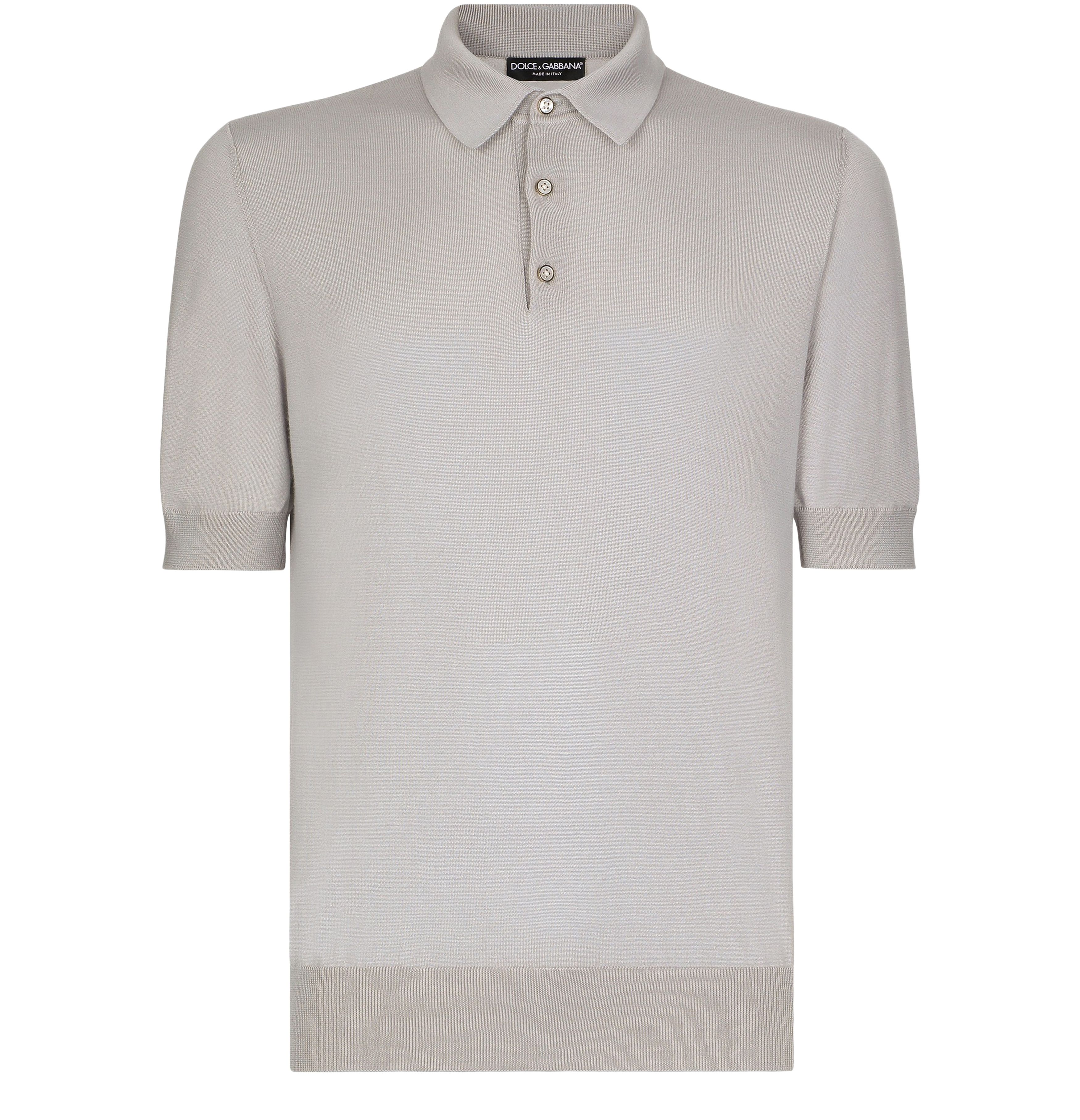 Dolce & Gabbana Cashmere and silk polo-shirt