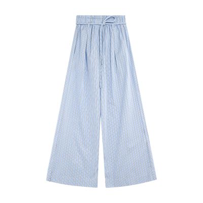  Pinstriped Cotton Trousers