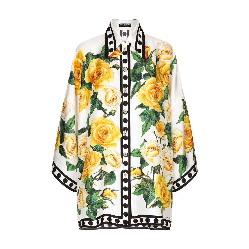 Dolce & Gabbana Oversize silk shirt