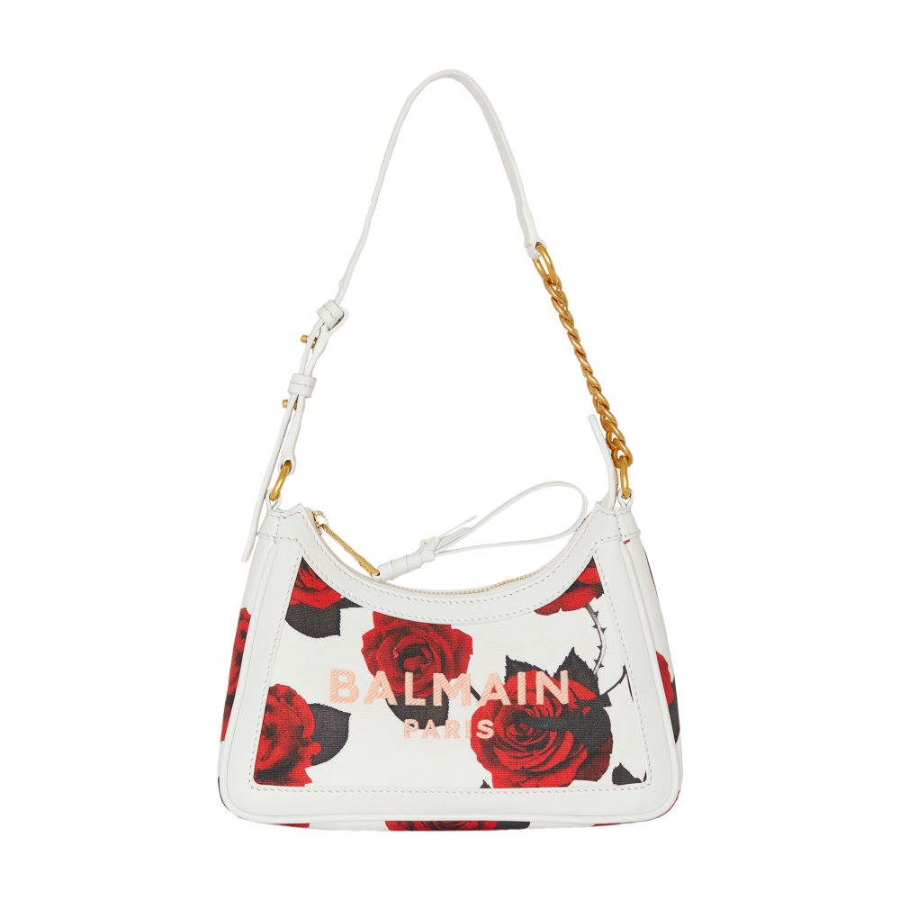 Balmain B-Army printed canvas shoulder bag