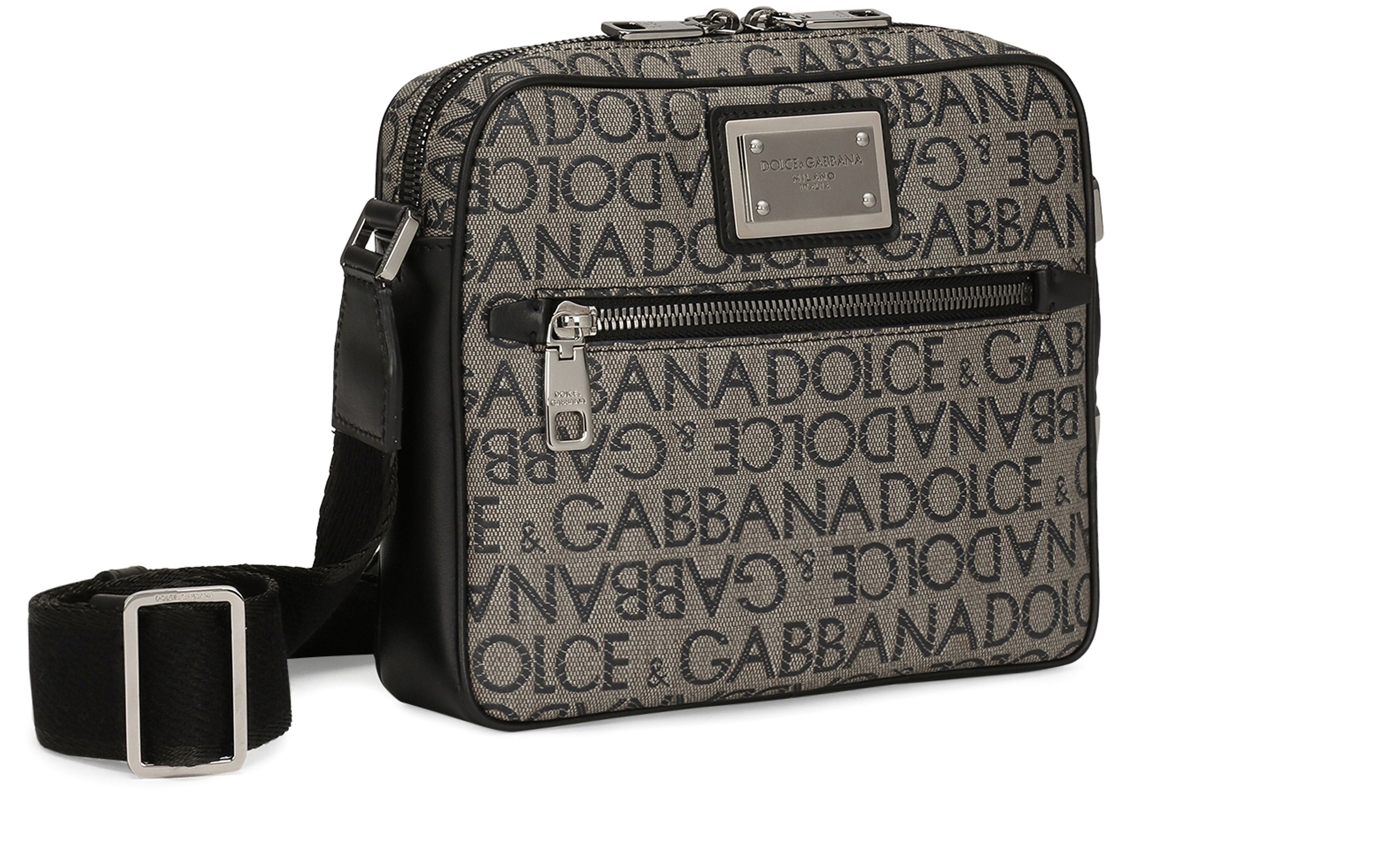 Dolce & Gabbana Coated jacquard crossbody bag