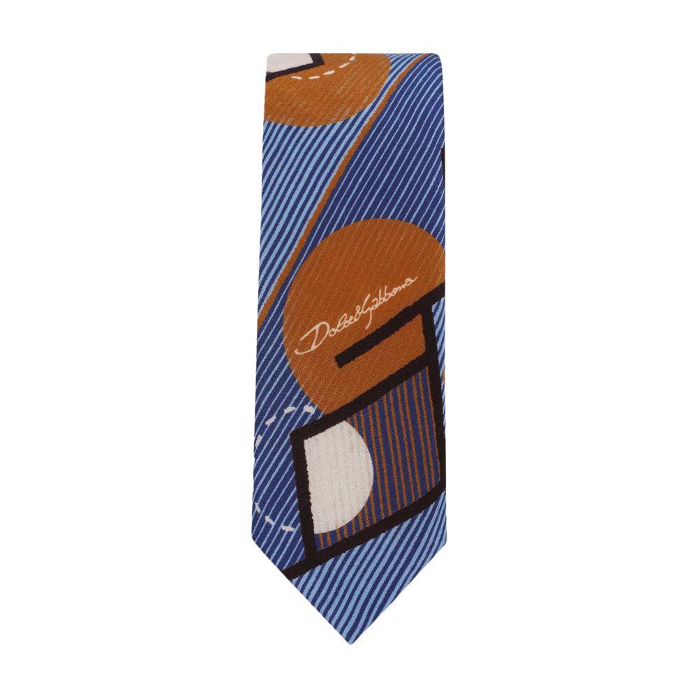 Dolce & Gabbana Printed silk crepe tie