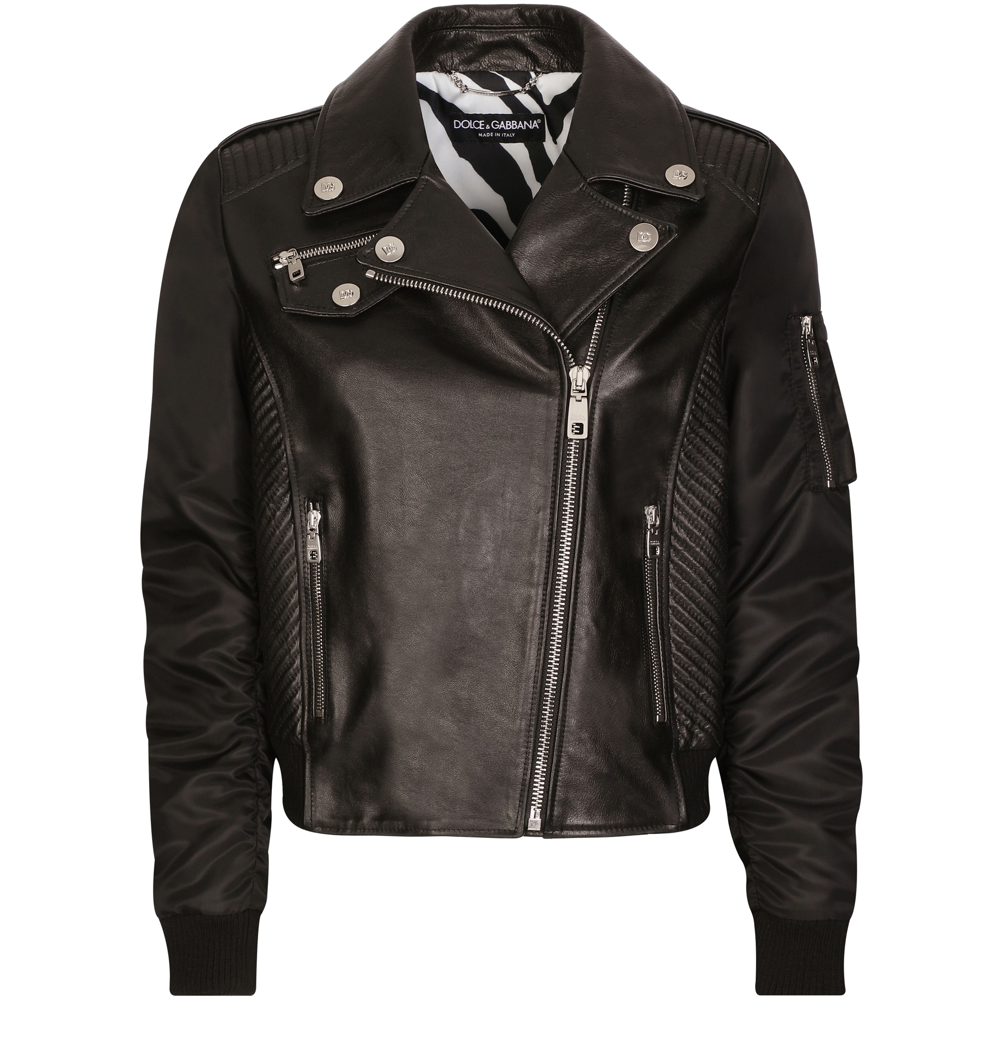 Dolce & Gabbana Leather biker jacket