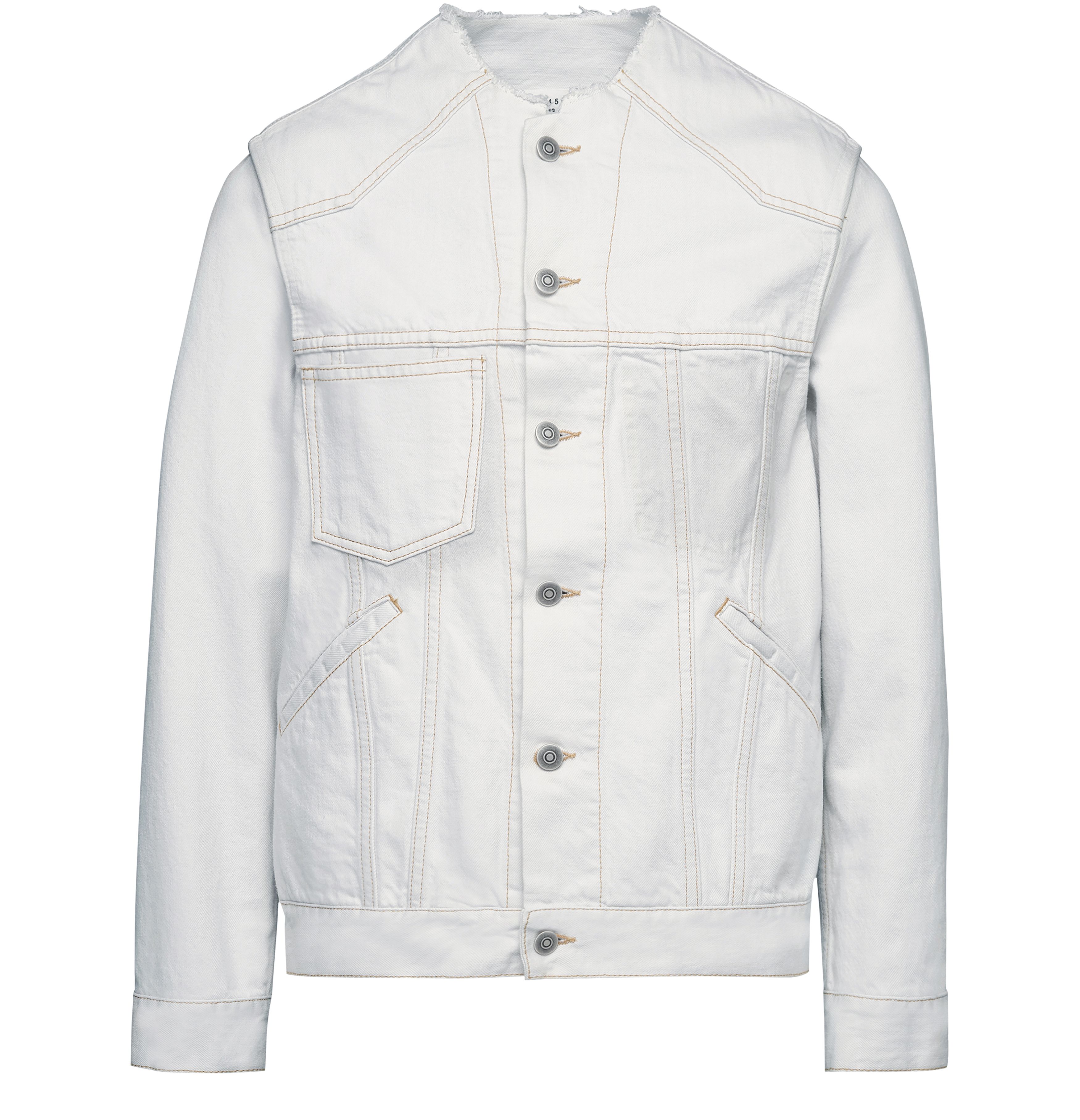 Maison Margiela Chalk selvedge denim jacket