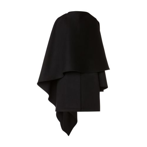 Alberta Ferretti Hood in wool and cashmere cloth