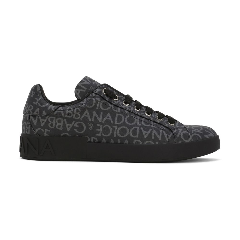 Dolce & Gabbana Coated jacquard Portofino sneakers