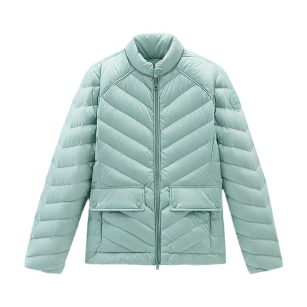 Woolrich Short padded jacket with chevron quilting