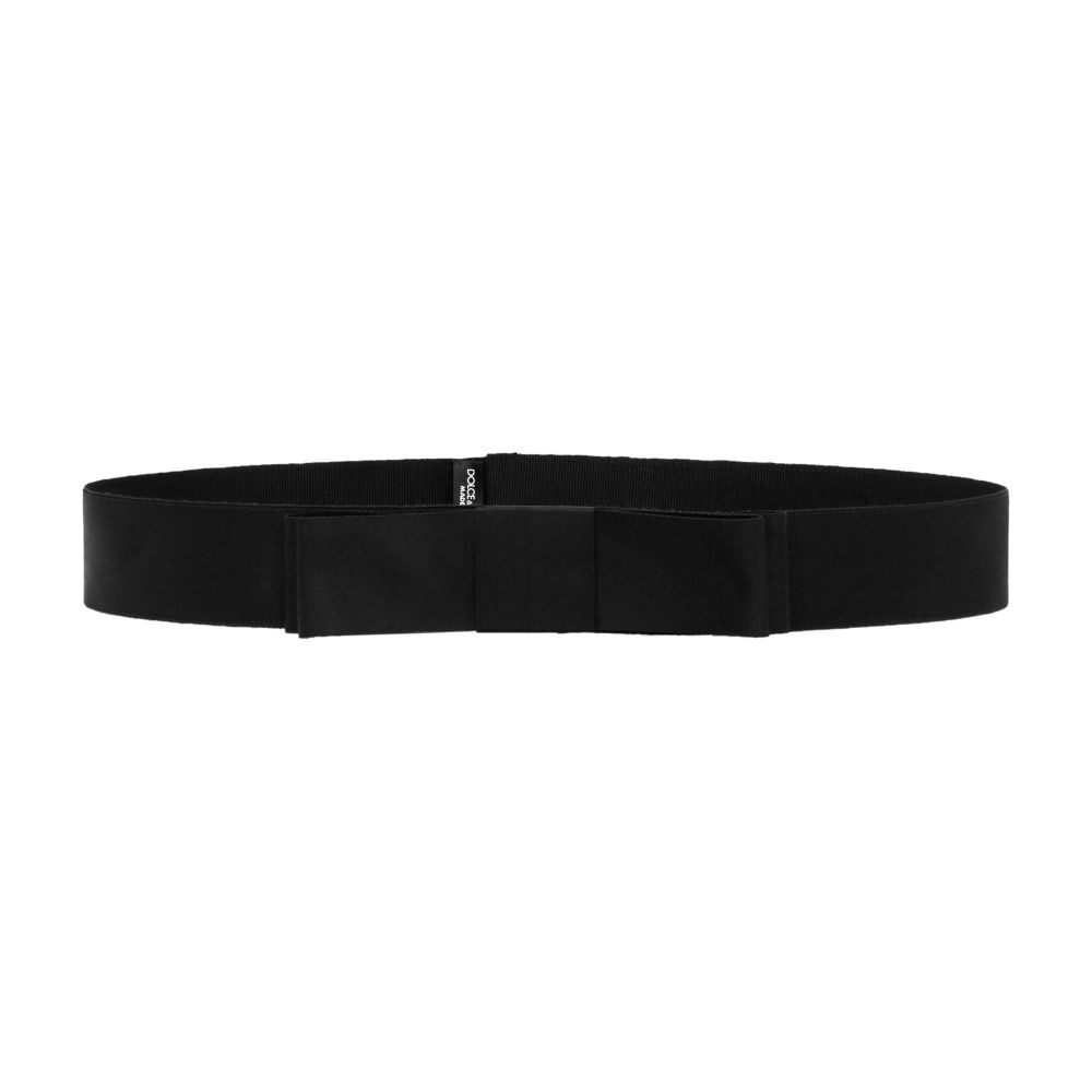 Dolce & Gabbana Satin bow belt