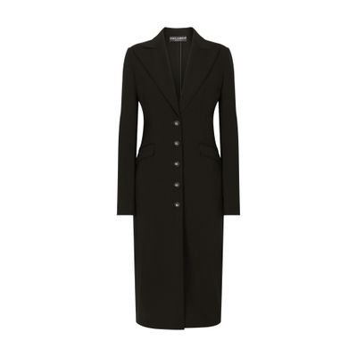 Dolce & Gabbana Jersey milano rib coat