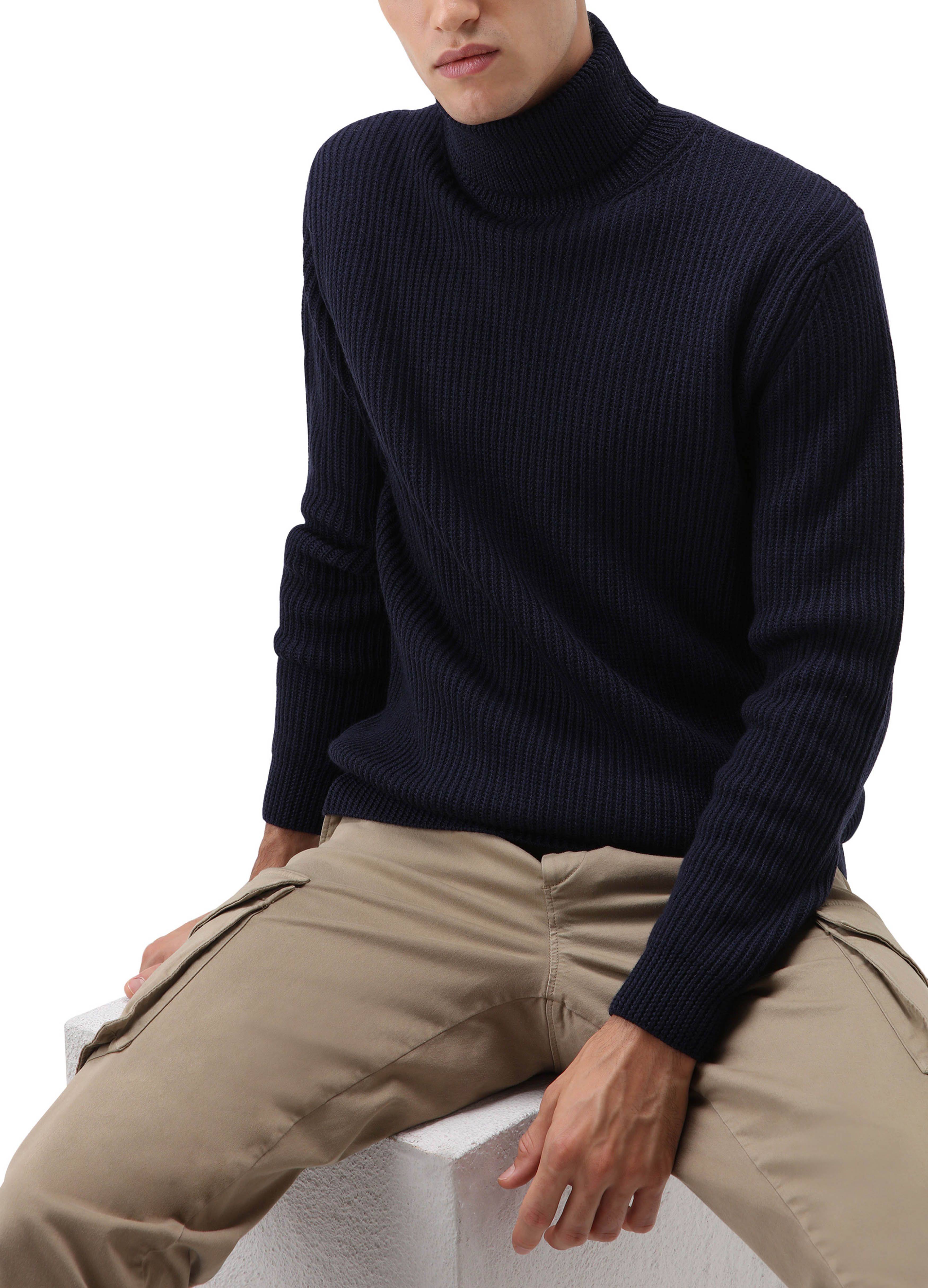 Woolrich Ribbed Turtleneck Sweater