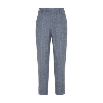Brunello Cucinelli Leisure fit trousers with double pleats