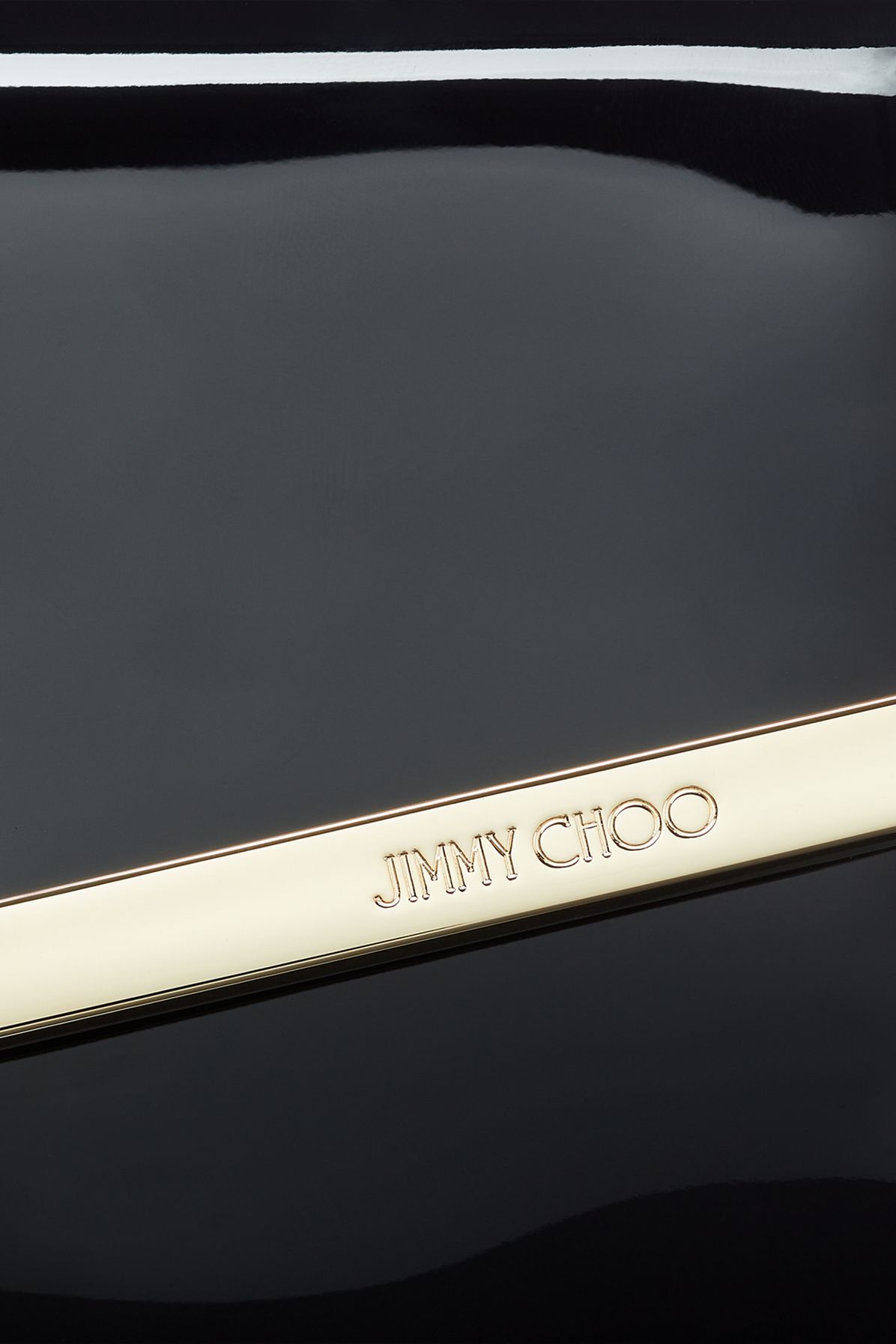 Jimmy Choo Emmie patent leather clutch