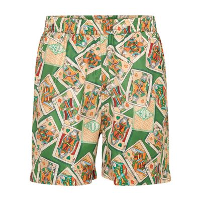 Drôle de Monsieur Card game beach shorts