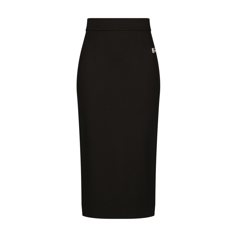 Dolce & Gabbana Milano rib midi skirt