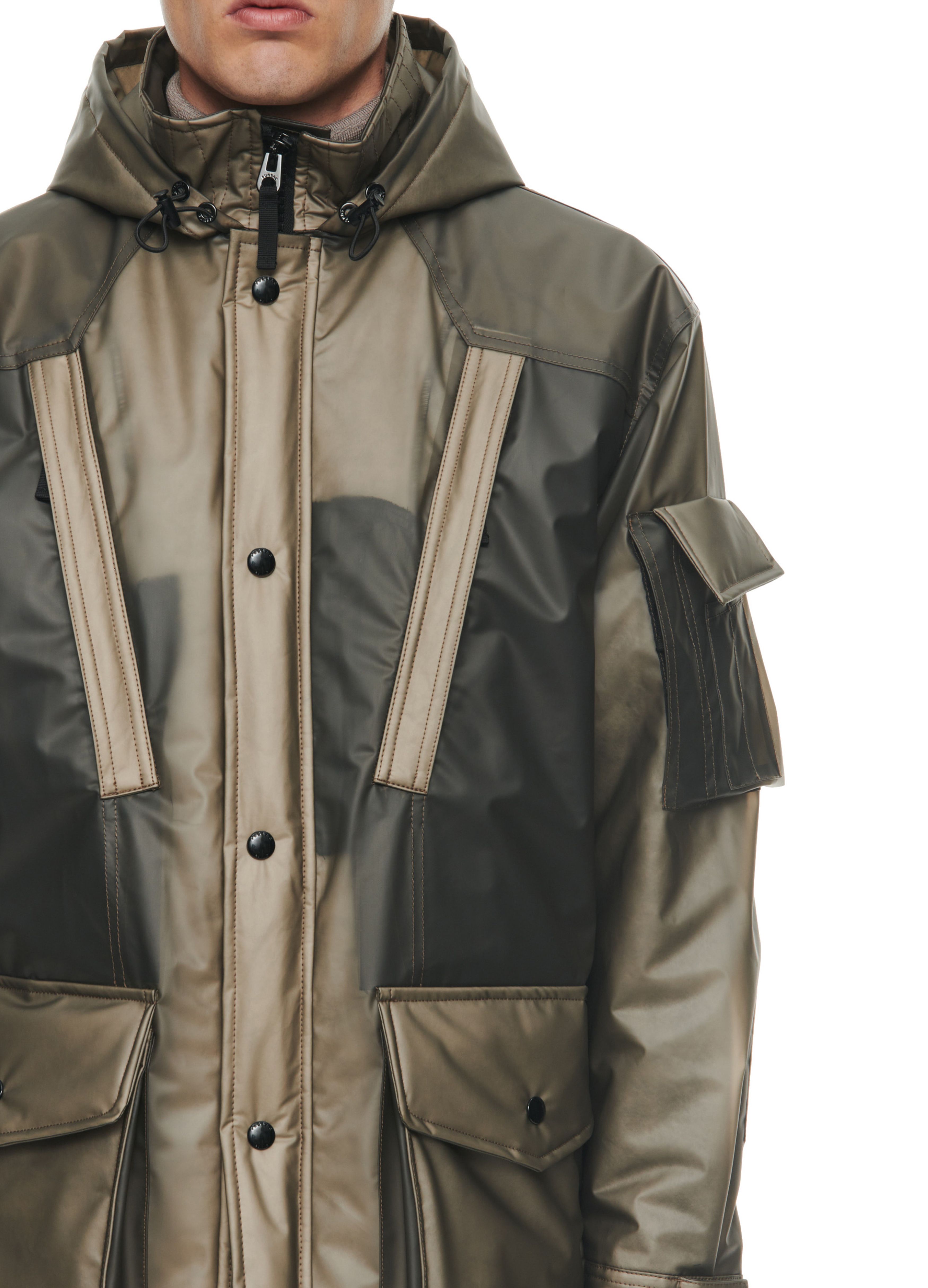  Waterproof see-through parka