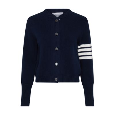 Thom Browne 4Bar merino wool cardigan