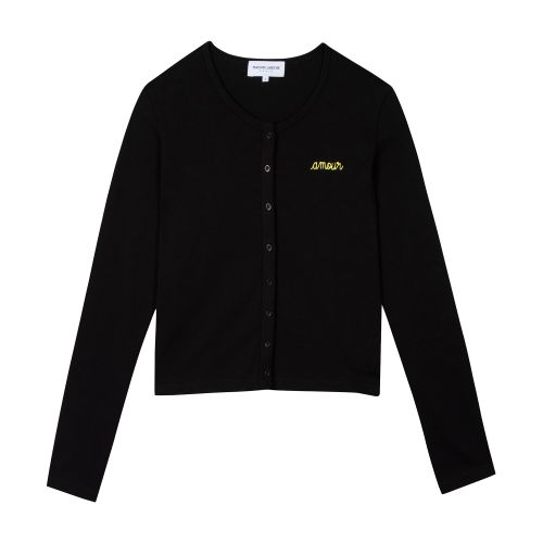 MAISON LABICHE Tolbiac "amour" cardigan