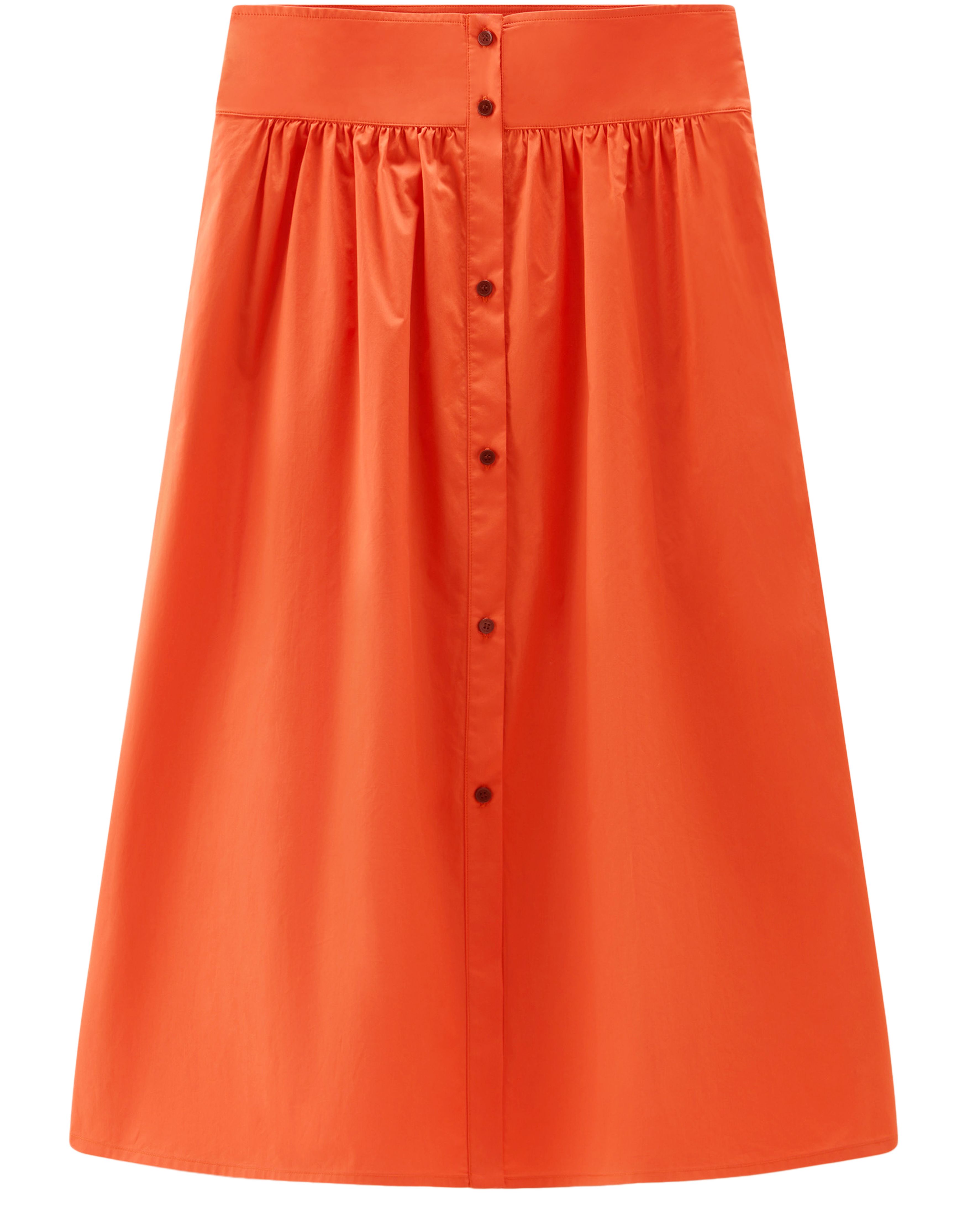 Woolrich Midi skirt in pure cotton poplin