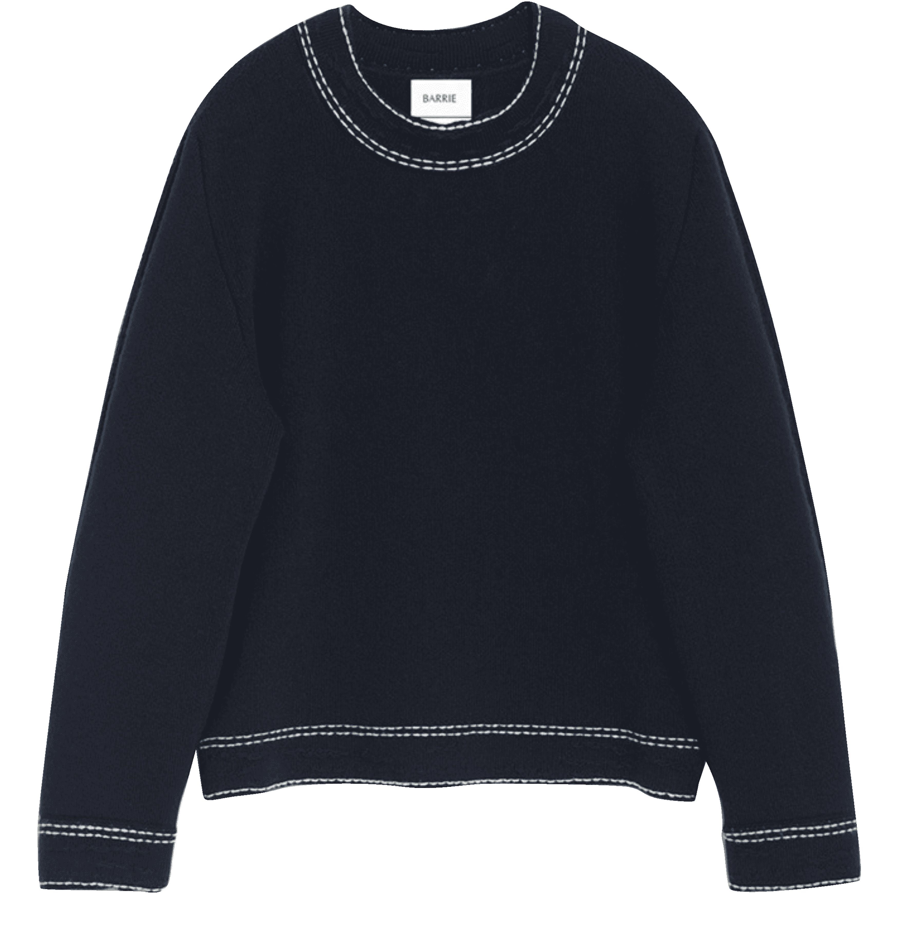 Barrie Denim cashmere and cotton jumper