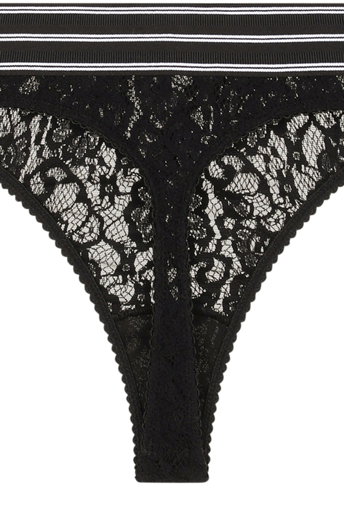 Dolce & Gabbana Lace thong with branded elastic