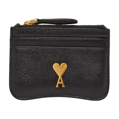 Ami Paris Paris Paris zip card holder