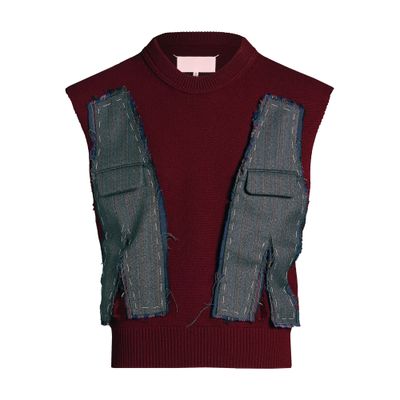 Maison Margiela Décortiqué knit gilet