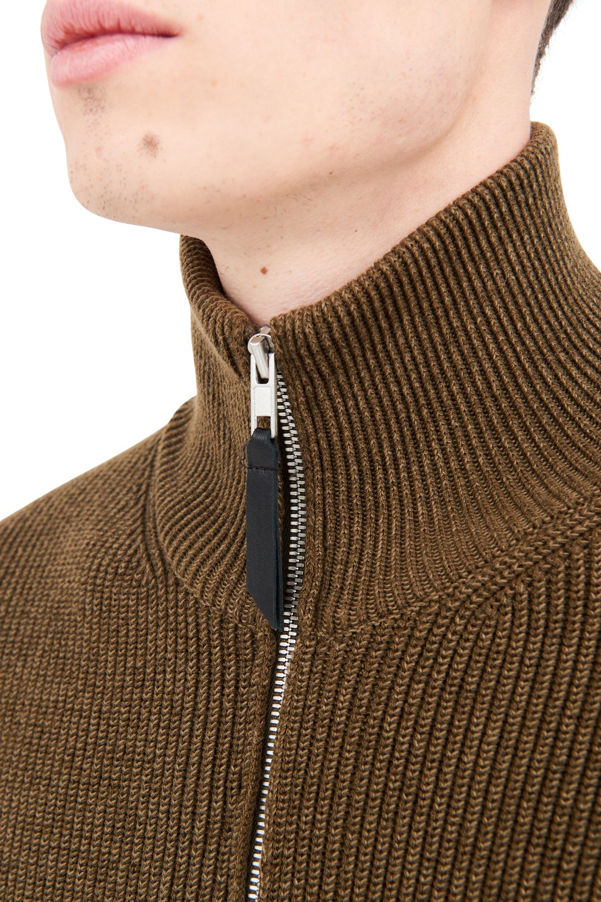 Maison Margiela Knit zip-up cardigan