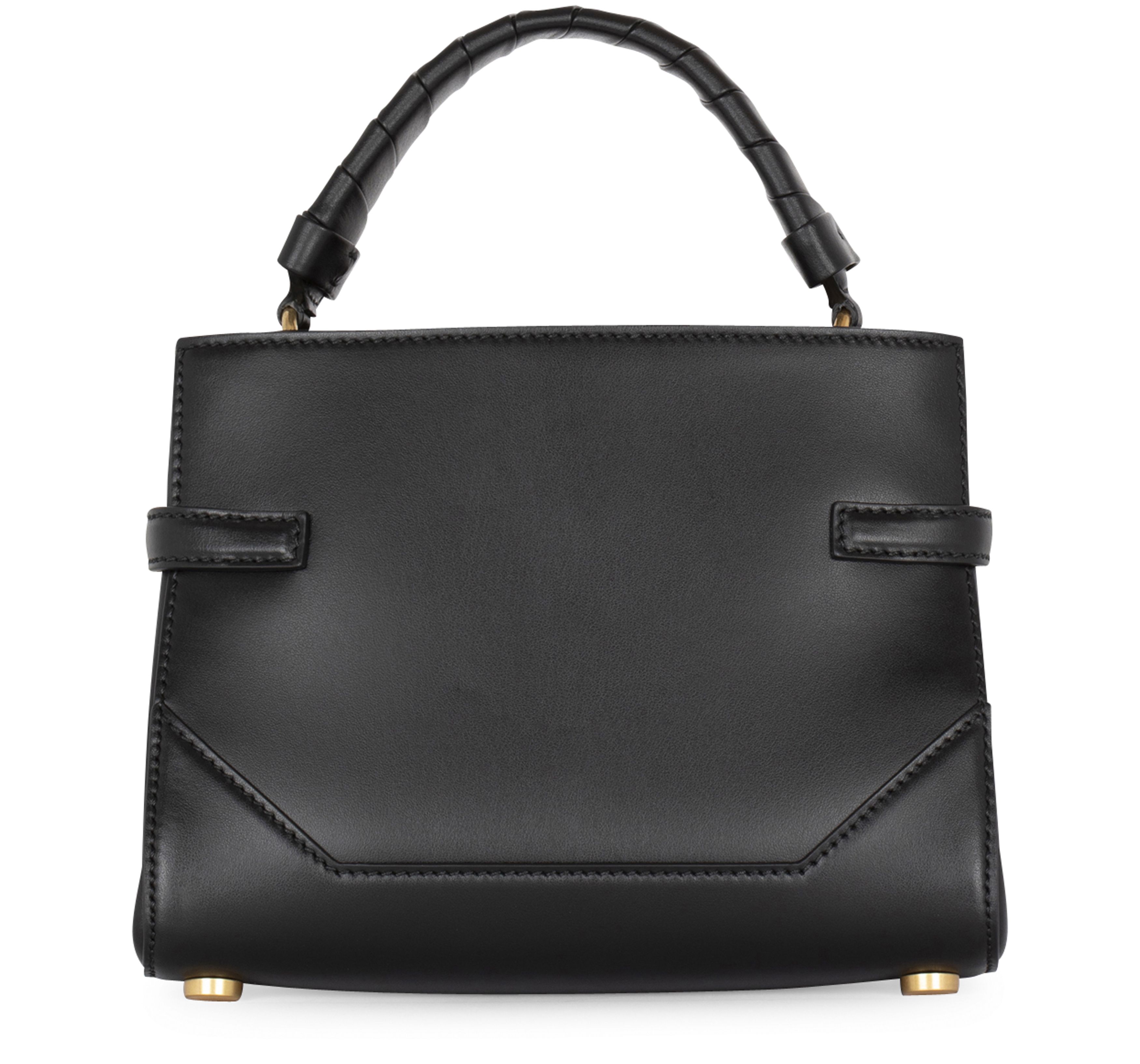 Balmain B-Buzz 22 Top Handle leather bag