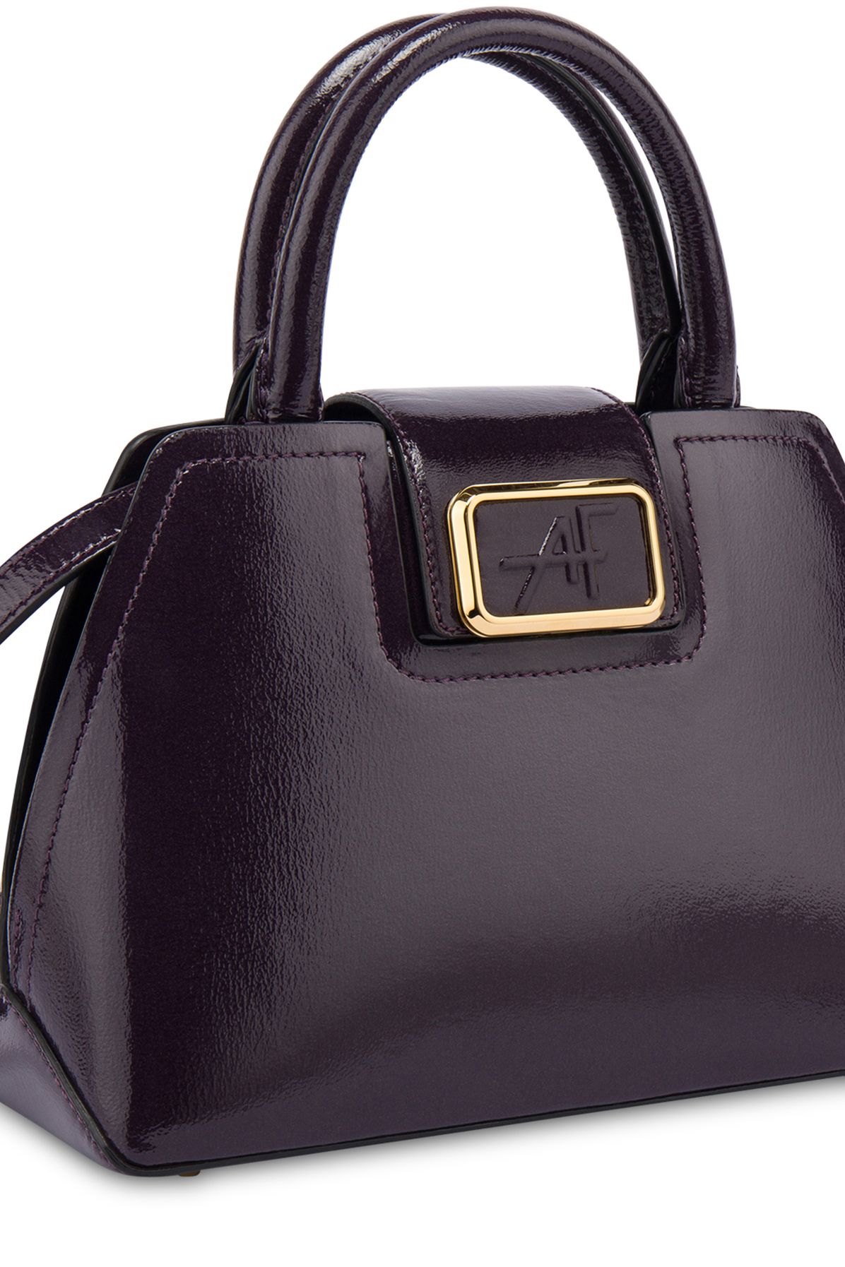 Alberta Ferretti Small Albi33 goatskin bag with varnished effect