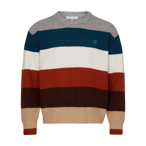 Maison Kitsuné Fox head patch ribbed jumper