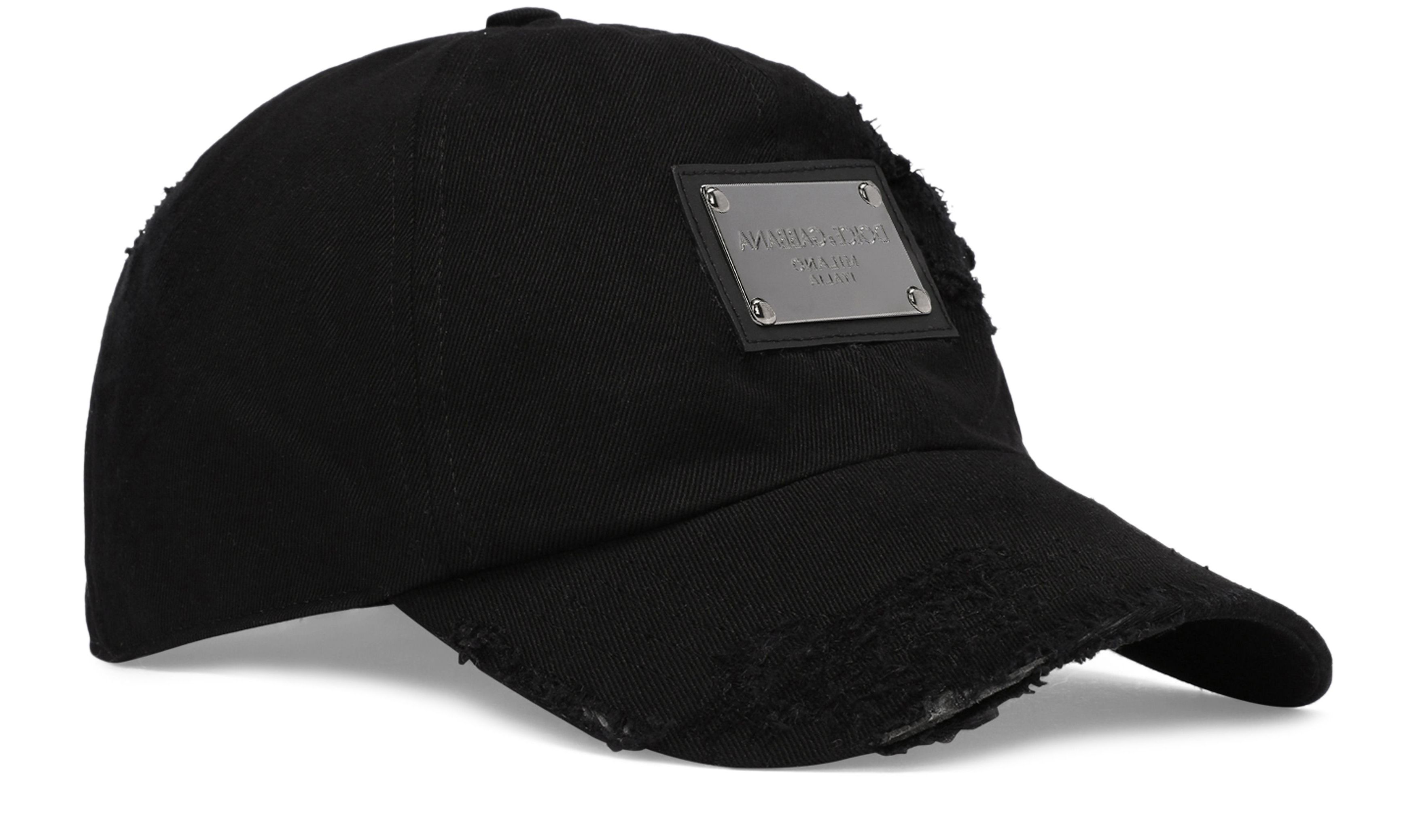 Dolce & Gabbana Cotton twill baseball cap