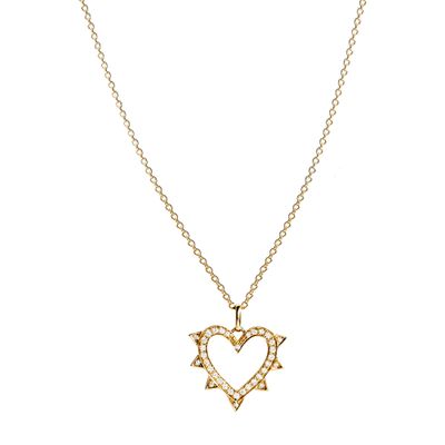  Caur Rockaway yellow gold and diamond necklace