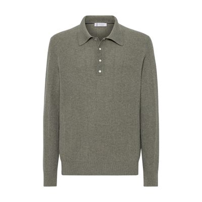 Brunello Cucinelli Cashmere knit polo