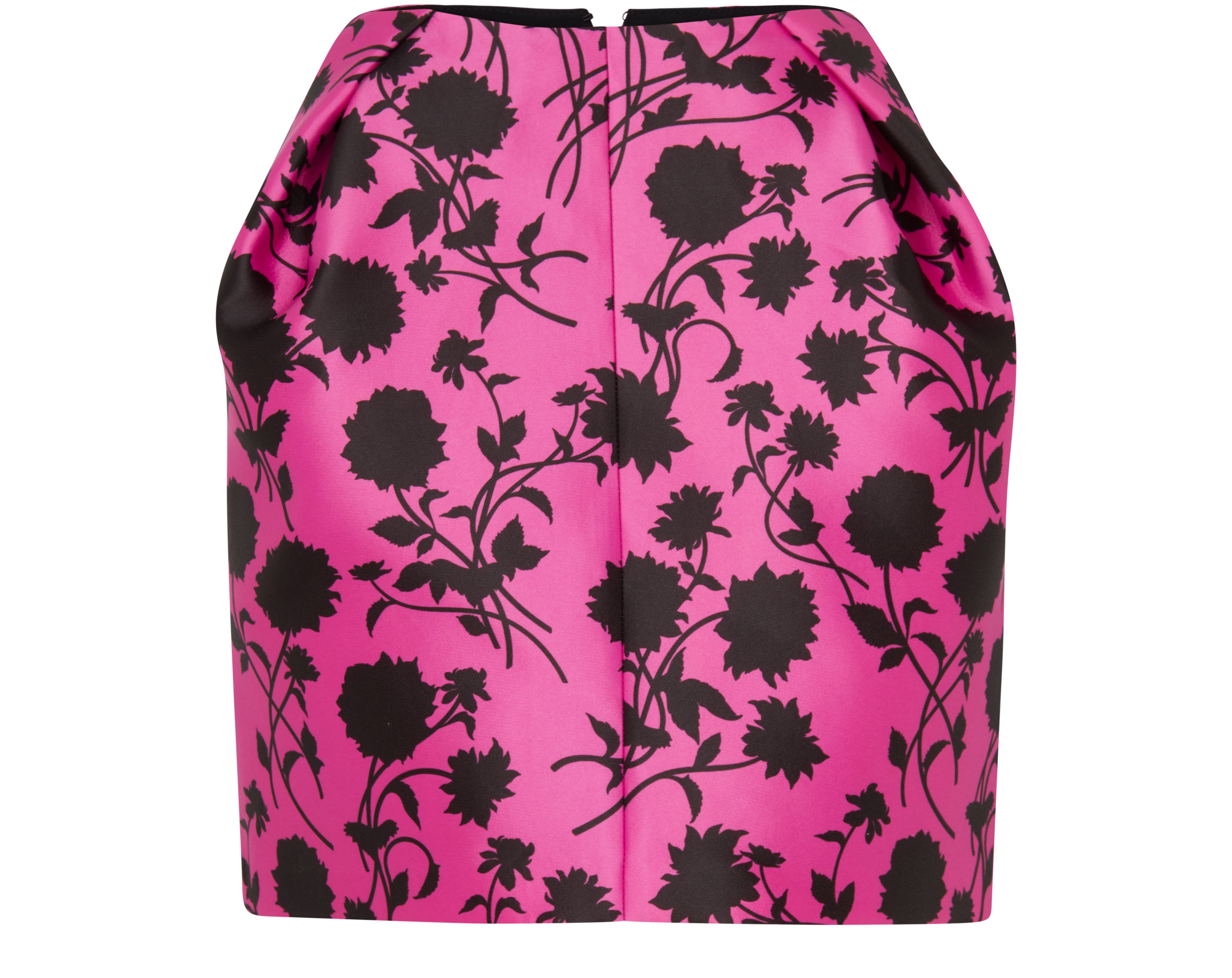 Versace Floral Print Mini Skirt