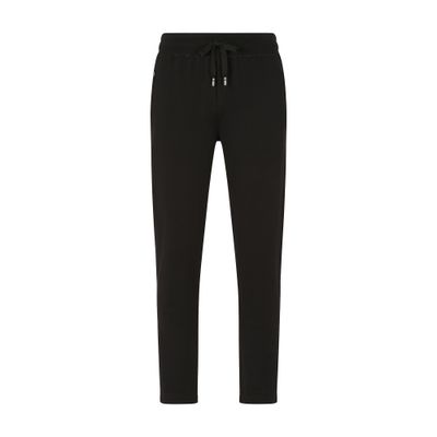 Dolce & Gabbana Jersey jogging pants with branded plate