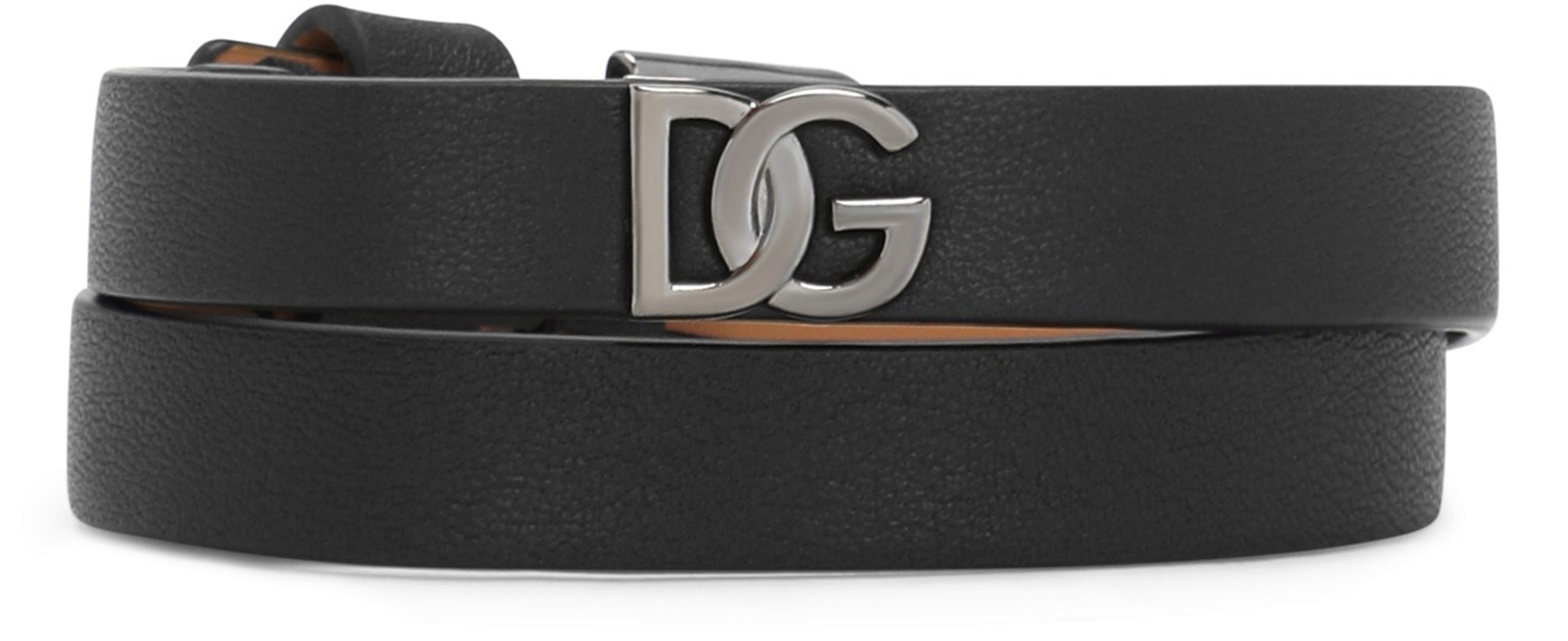 Dolce & Gabbana Calfskin bracelet with DG logo