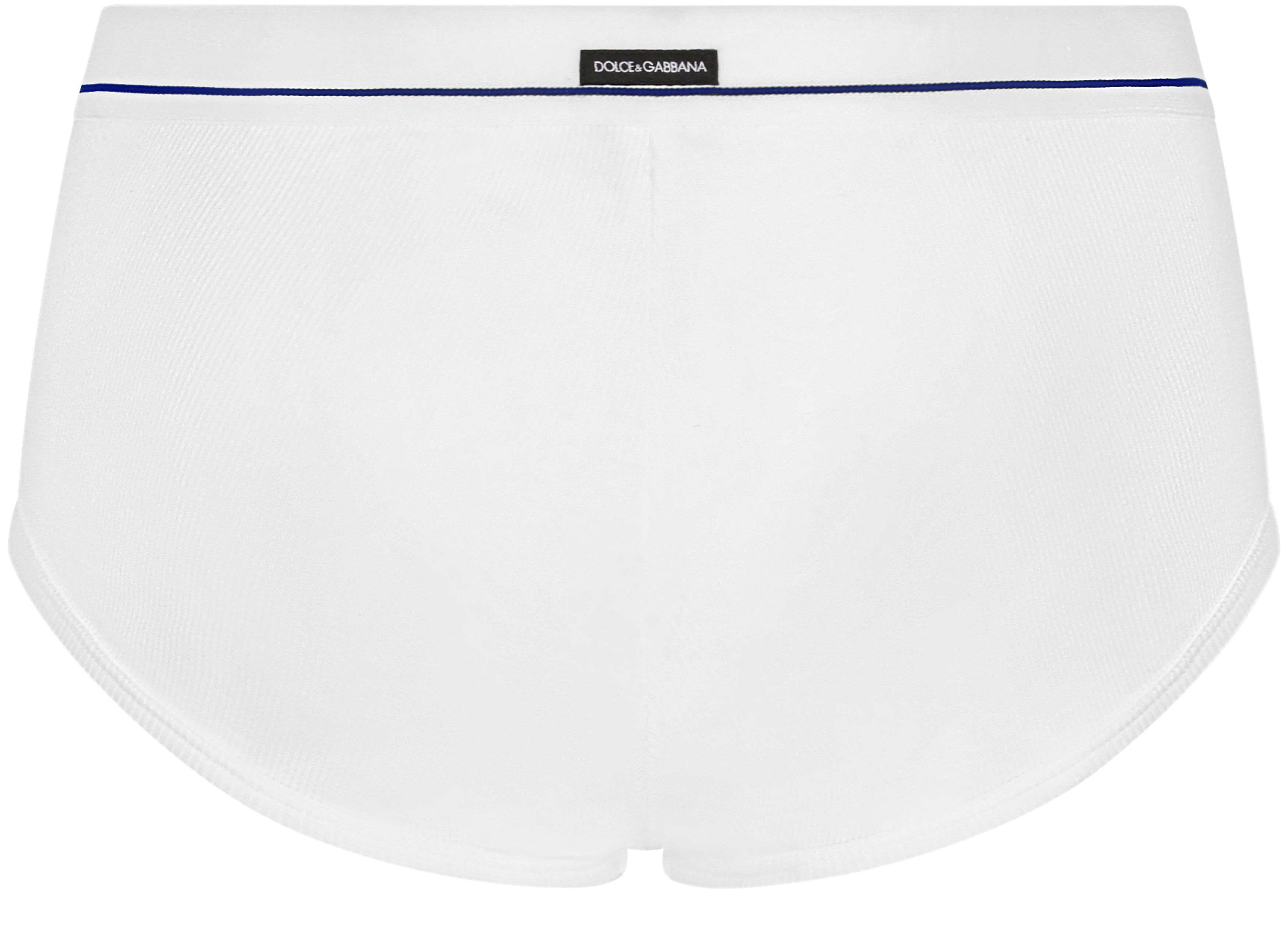 Dolce & Gabbana Fine-rib cotton Brando briefs