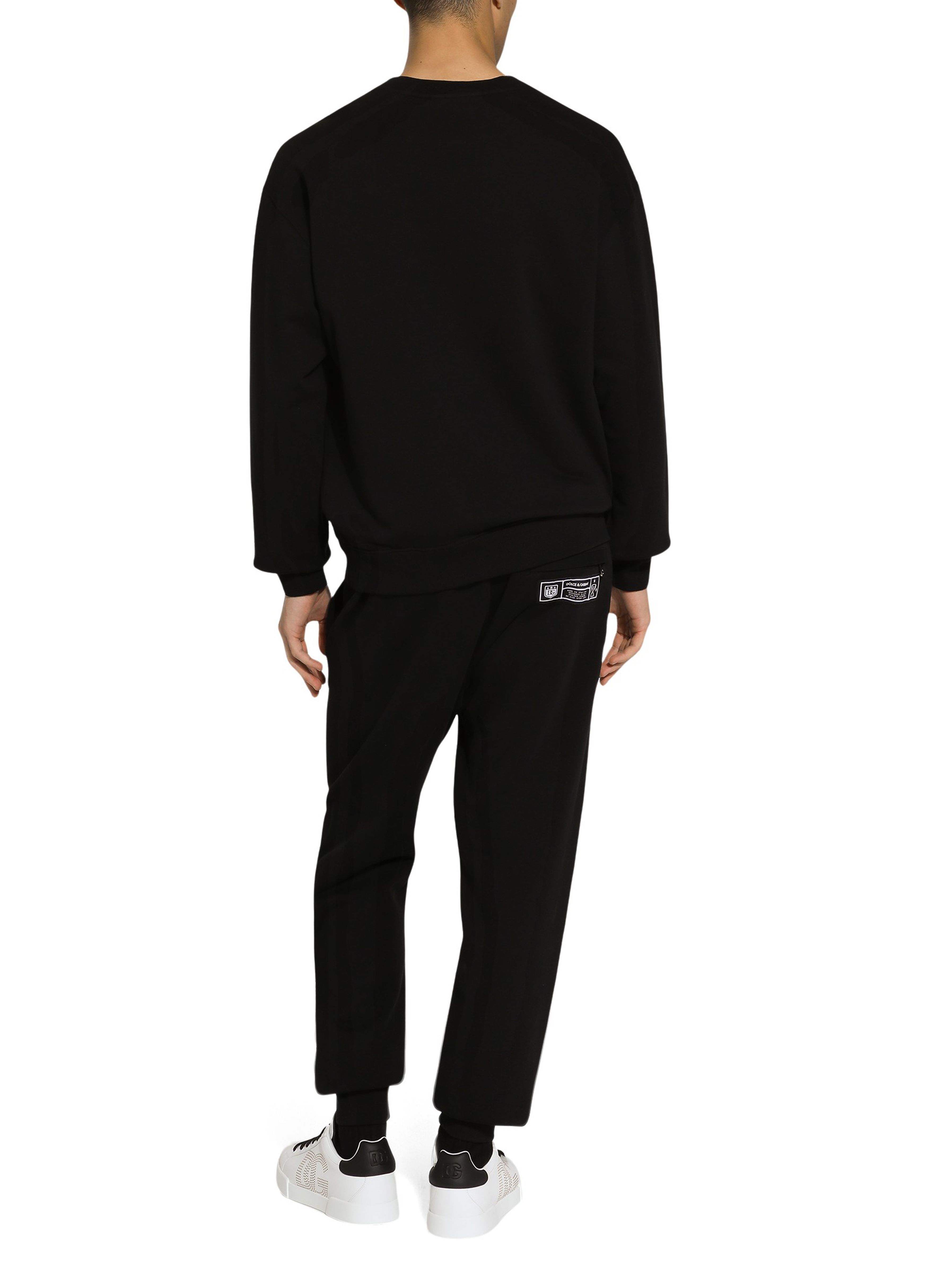 Dolce & Gabbana Jersey jogging pants with DG logo