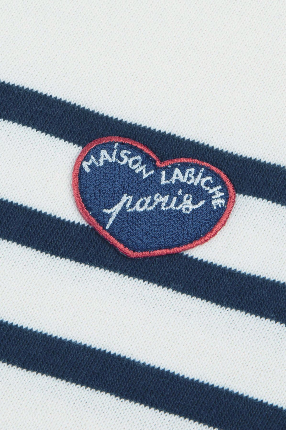 MAISON LABICHE Patch Coeur ML Montpar Breton shirt