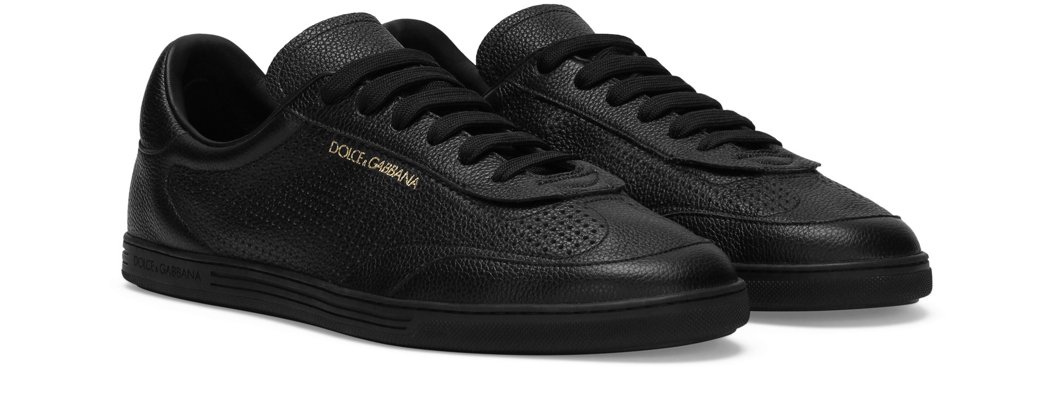 Dolce & Gabbana Perforated calfskin sneakers