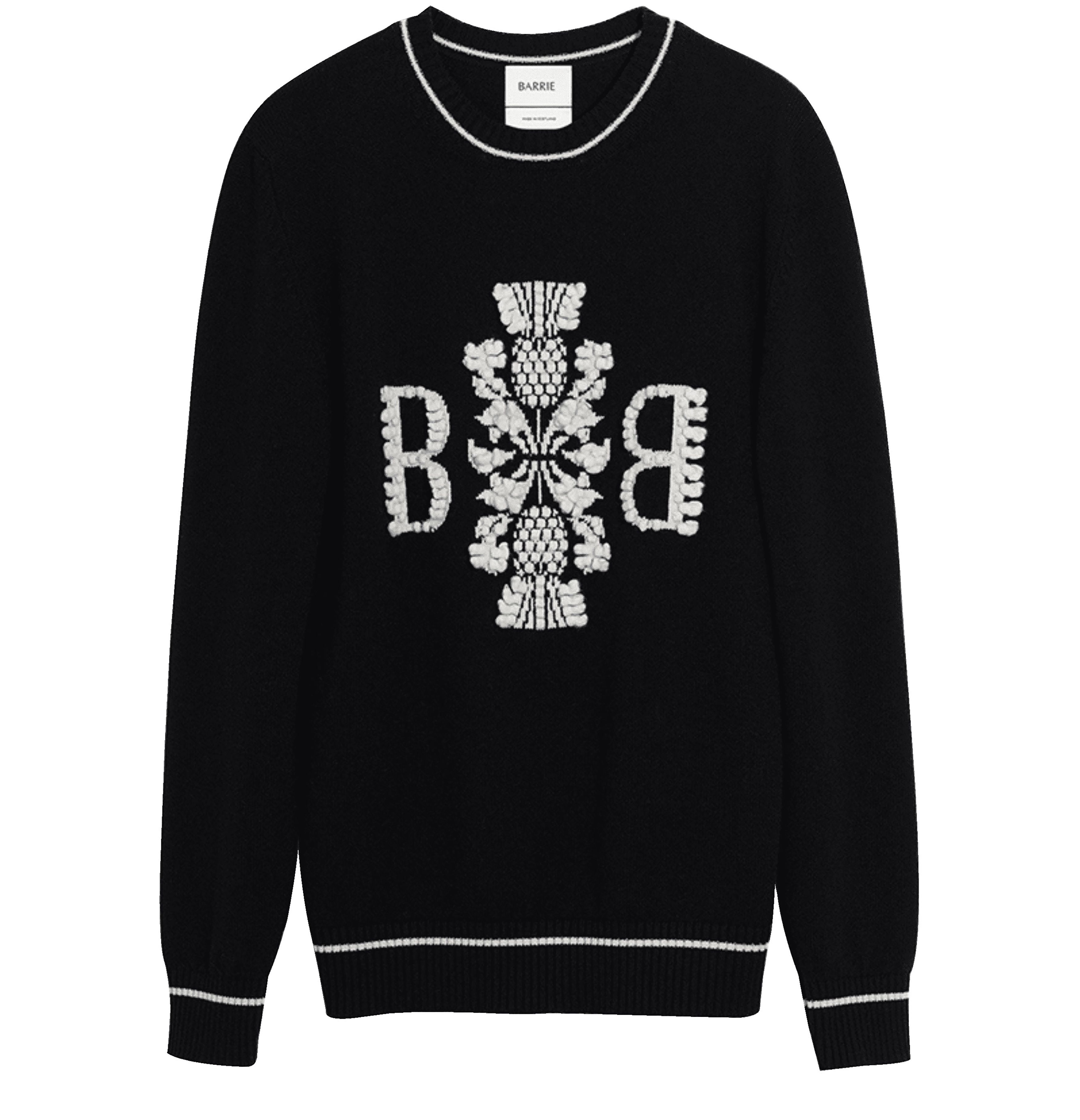 Barrie Barrie 3D logo cashmere jumper